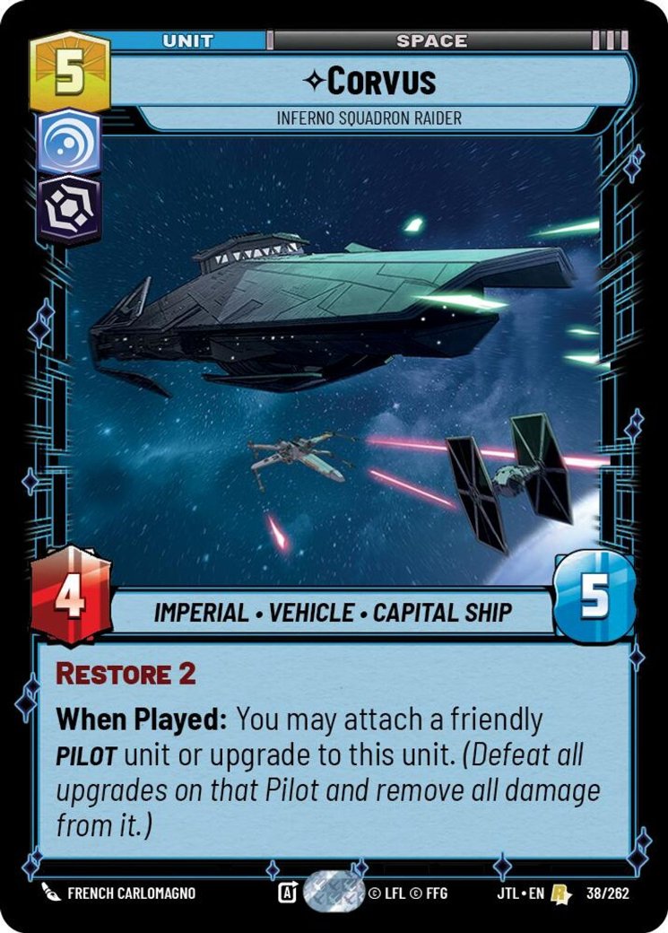 Corvus - Inferno Squadron Raider, Jump to Lightspeed · 038/262