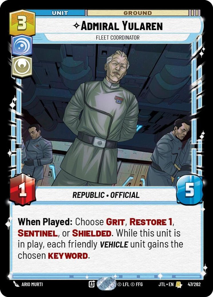 Admiral Yularen - Fleet Coordinator, Jump to Lightspeed · 047/262