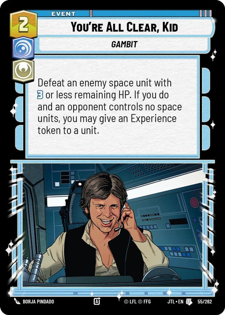 You're All Clear, Kid, Jump to Lightspeed · 055/262
