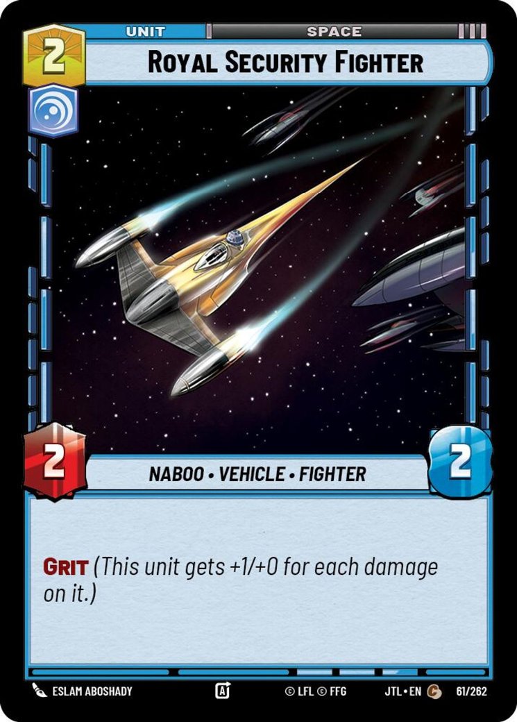 Royal Security Fighter, Jump to Lightspeed · 061/262
