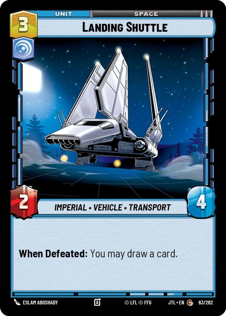 Landing Shuttle, Jump to Lightspeed · 063/262