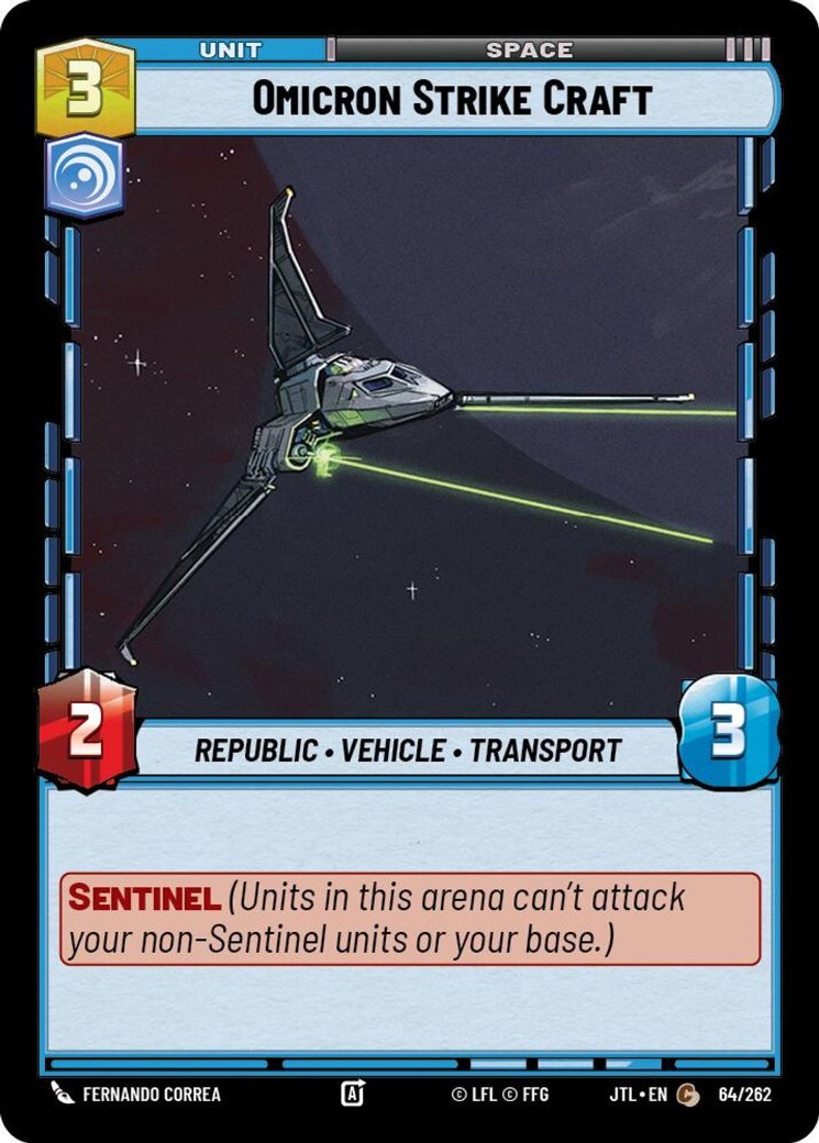 Omicron Strike Craft, Jump to Lightspeed · 064/262