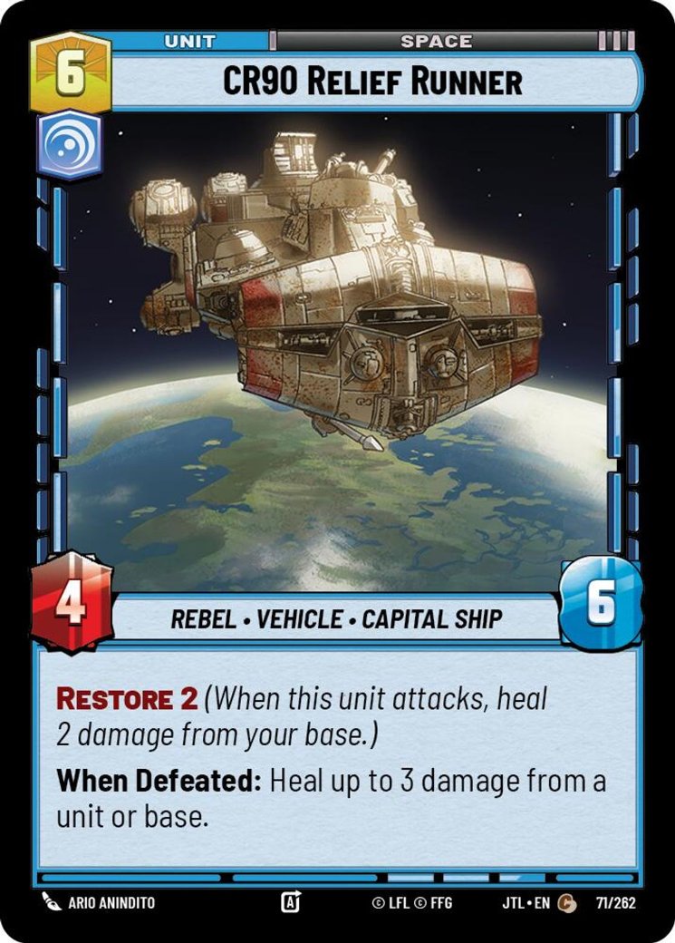 CR90 Relief Runner, Jump to Lightspeed · 071/262