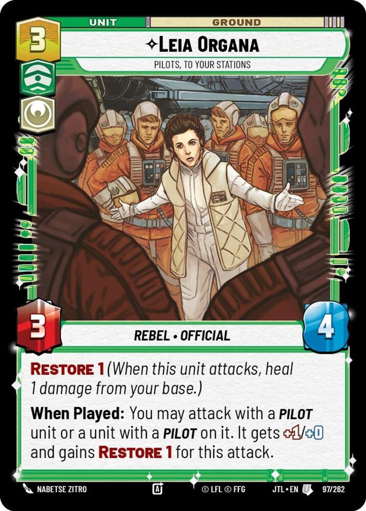 Leia Organa - Pilots, To Your Stations, Jump to Lightspeed · 097/262