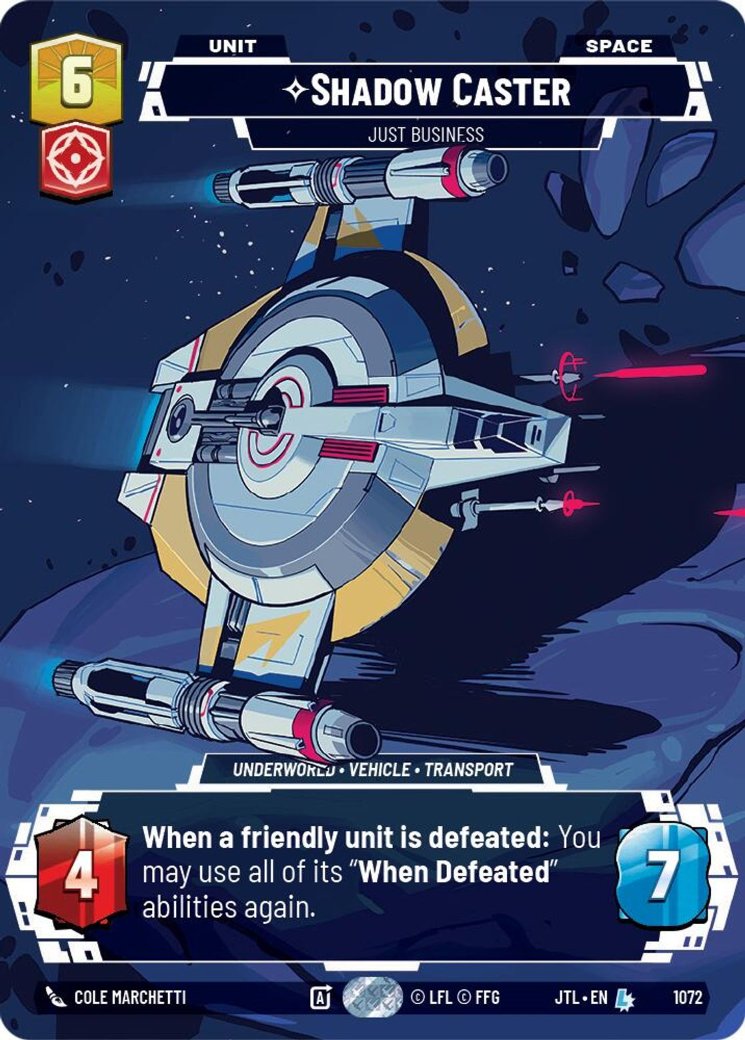 Shadow Caster - Just Business, Jump to Lightspeed · 1072