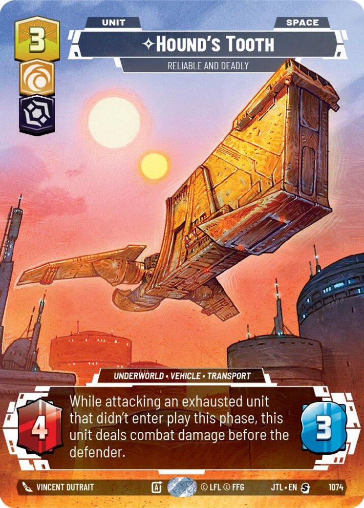 Hound's Tooth - Reliable and Deadly, Jump to Lightspeed · 1074
