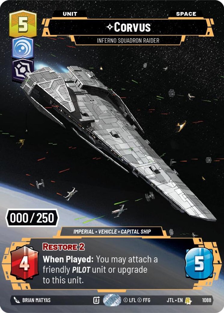 Corvus - Inferno Squadron Raider, Jump to Lightspeed · 1088