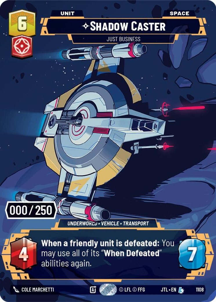 Shadow Caster - Just Business, Jump to Lightspeed · 1108