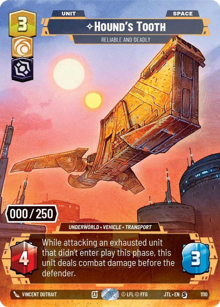 Hound's Tooth - Reliable and Deadly, Jump to Lightspeed · 1110