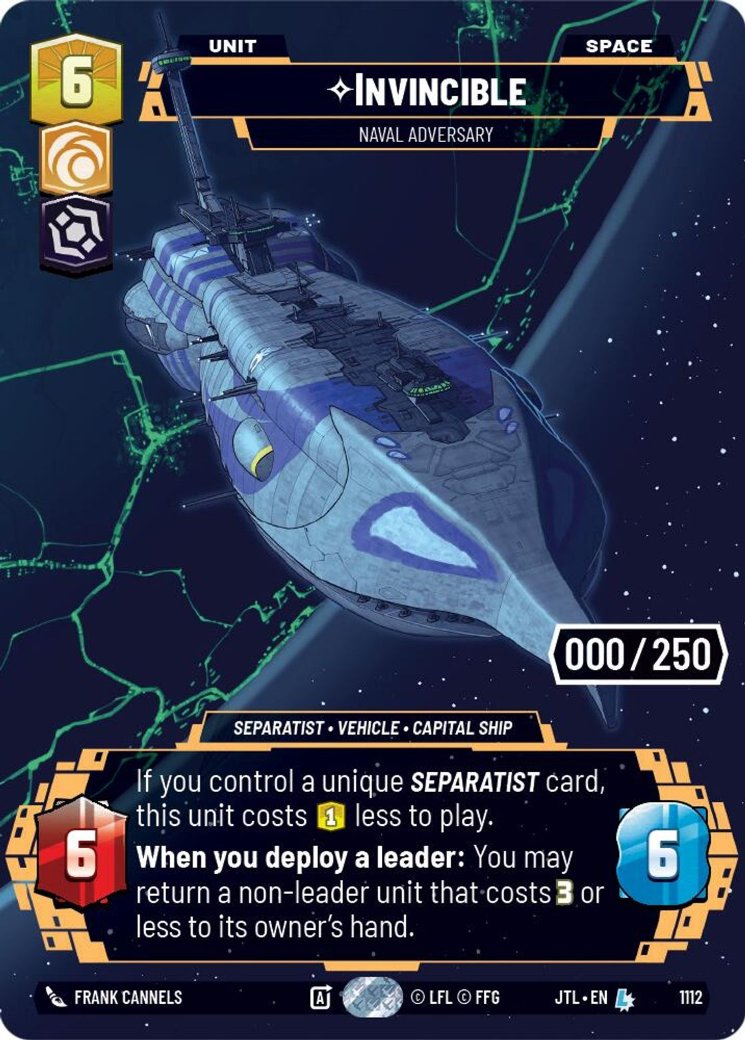 Invincible - Naval Adversary, Jump to Lightspeed · 1112