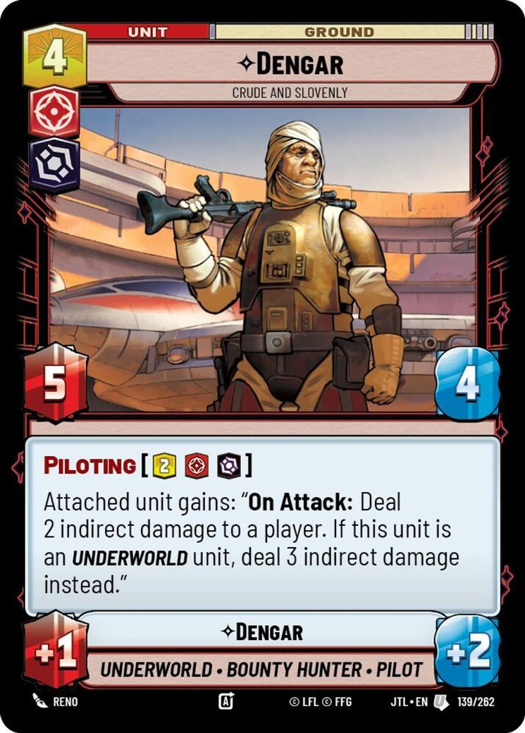 Dengar - Crude and Slovenly, Jump to Lightspeed · 139/262