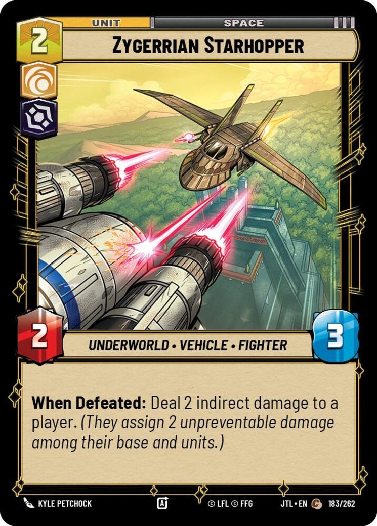 Zygerrian Starhopper, Jump to Lightspeed · 183/262