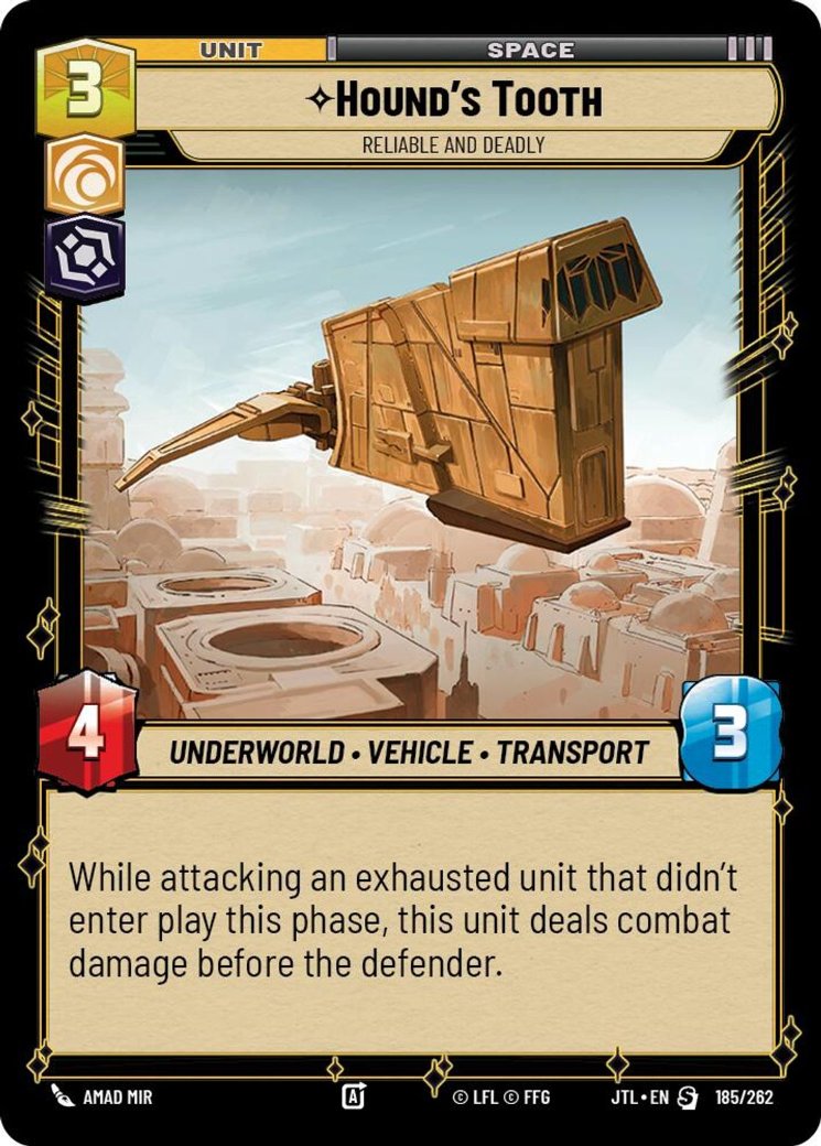 Hound's Tooth - Reliable and Deadly, Jump to Lightspeed · 185/262