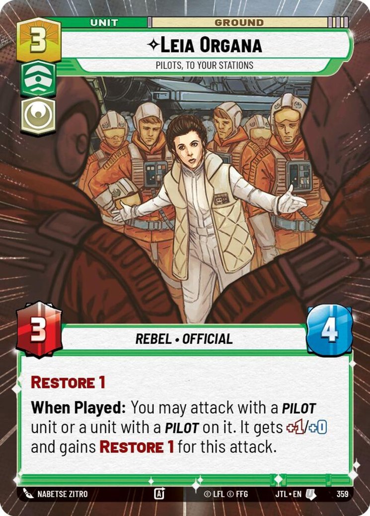 Leia Organa - Pilots, To Your Stations, Jump to Lightspeed · 359