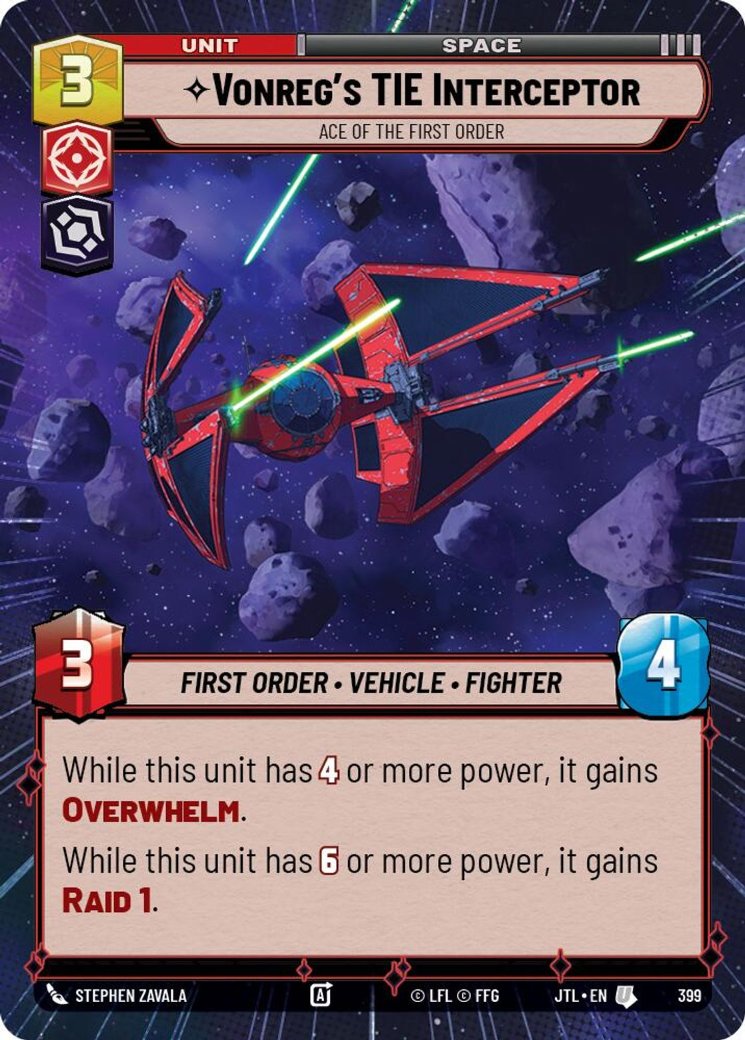 Vonreg's TIE Interceptor - Ace of the First Order, Jump to Lightspeed · 399