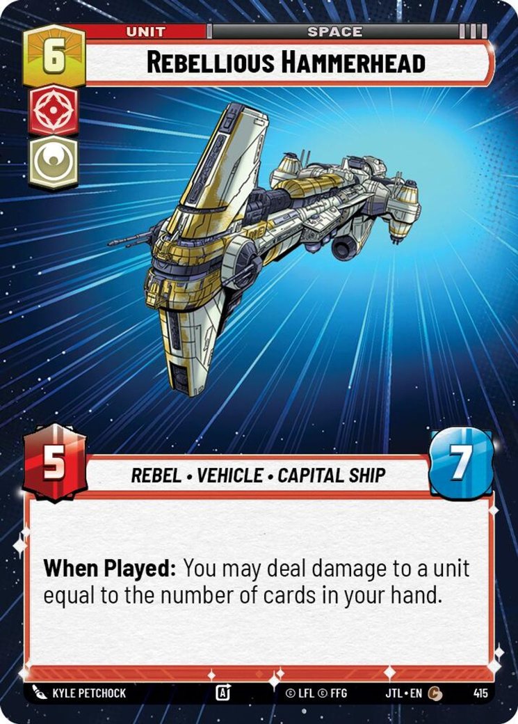Rebellious Hammerhead, Jump to Lightspeed · 415