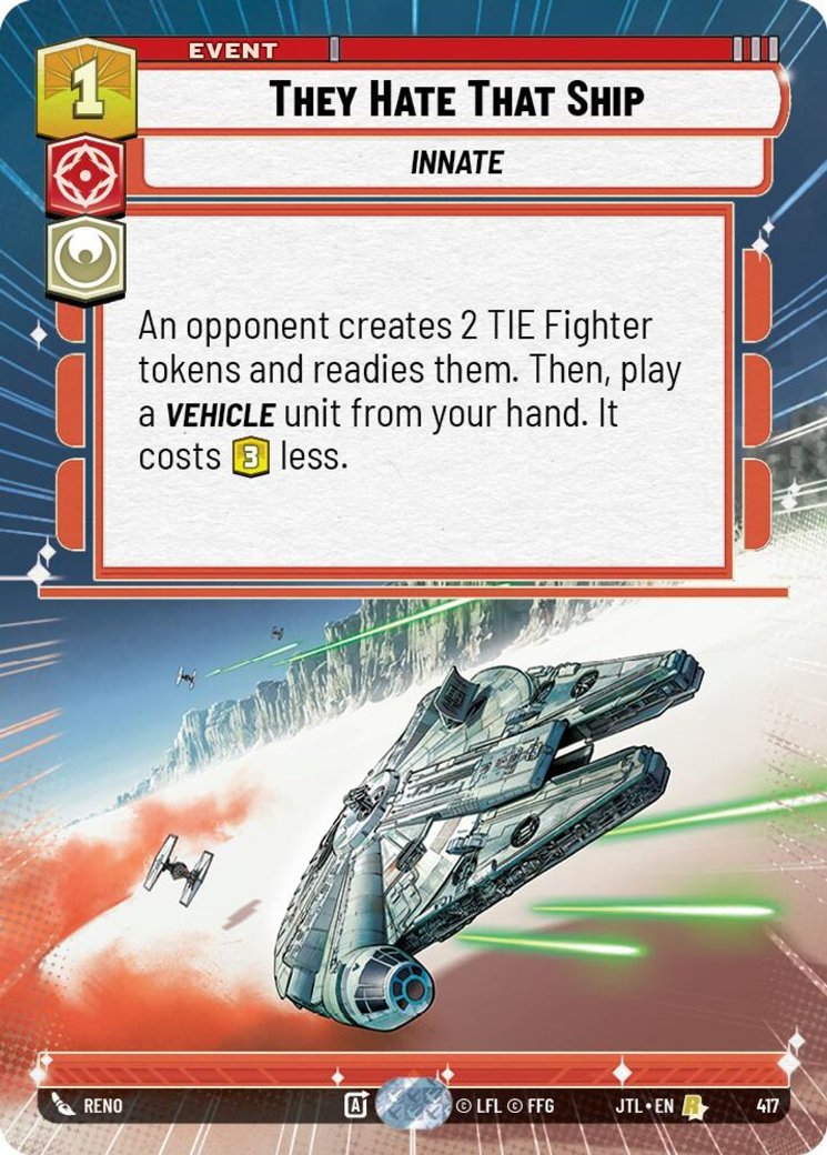They Hate That Ship, Jump to Lightspeed · 417