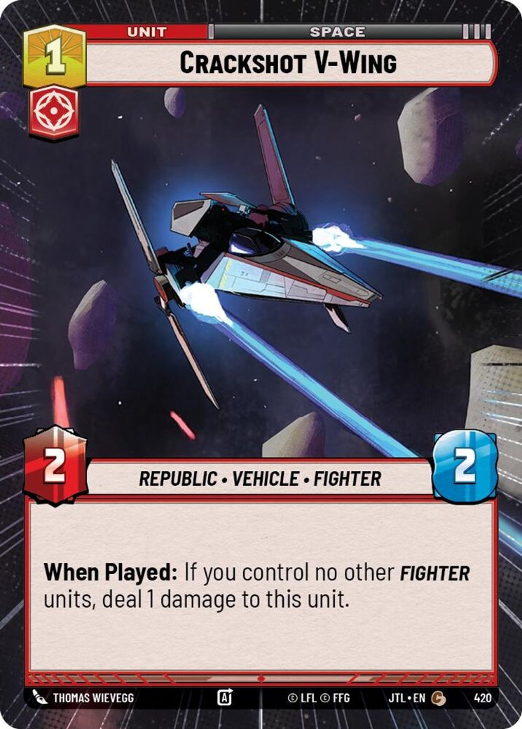 Crackshot V-Wing, Jump to Lightspeed · 420