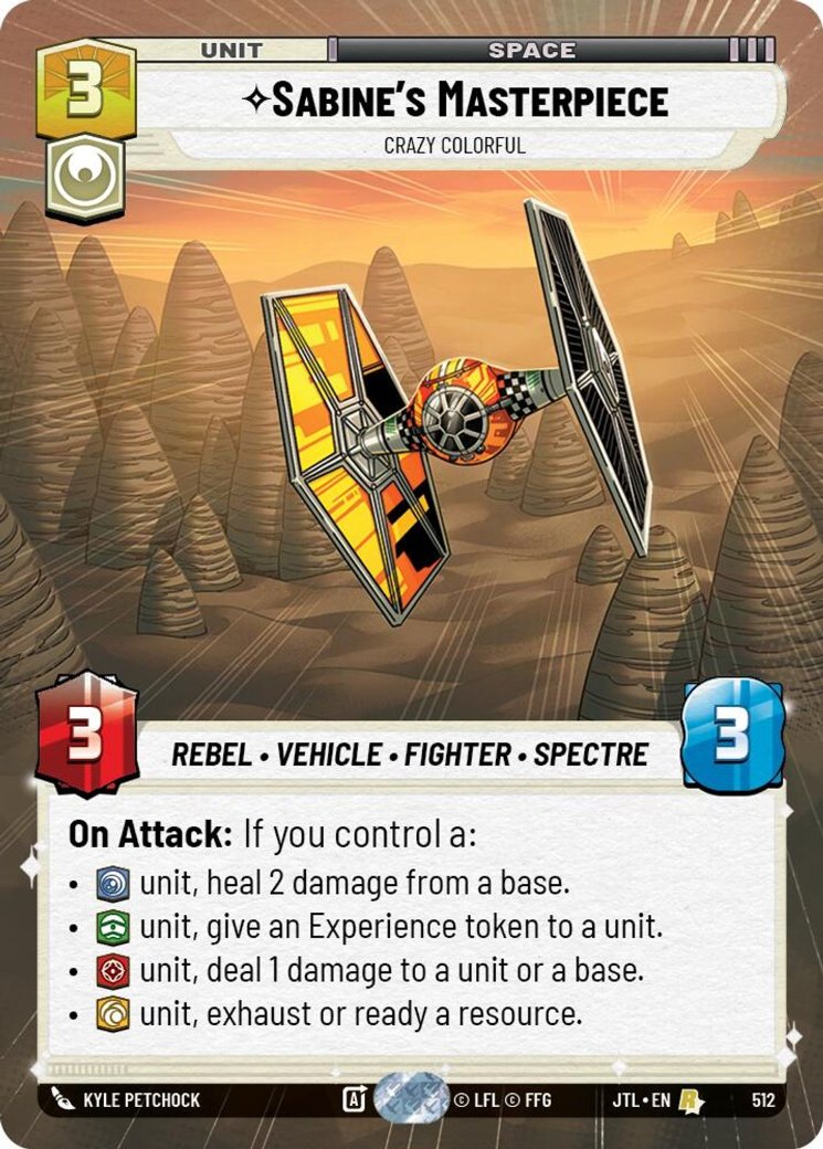 Sabine's Masterpiece - Crazy Colorful, Jump to Lightspeed · 512