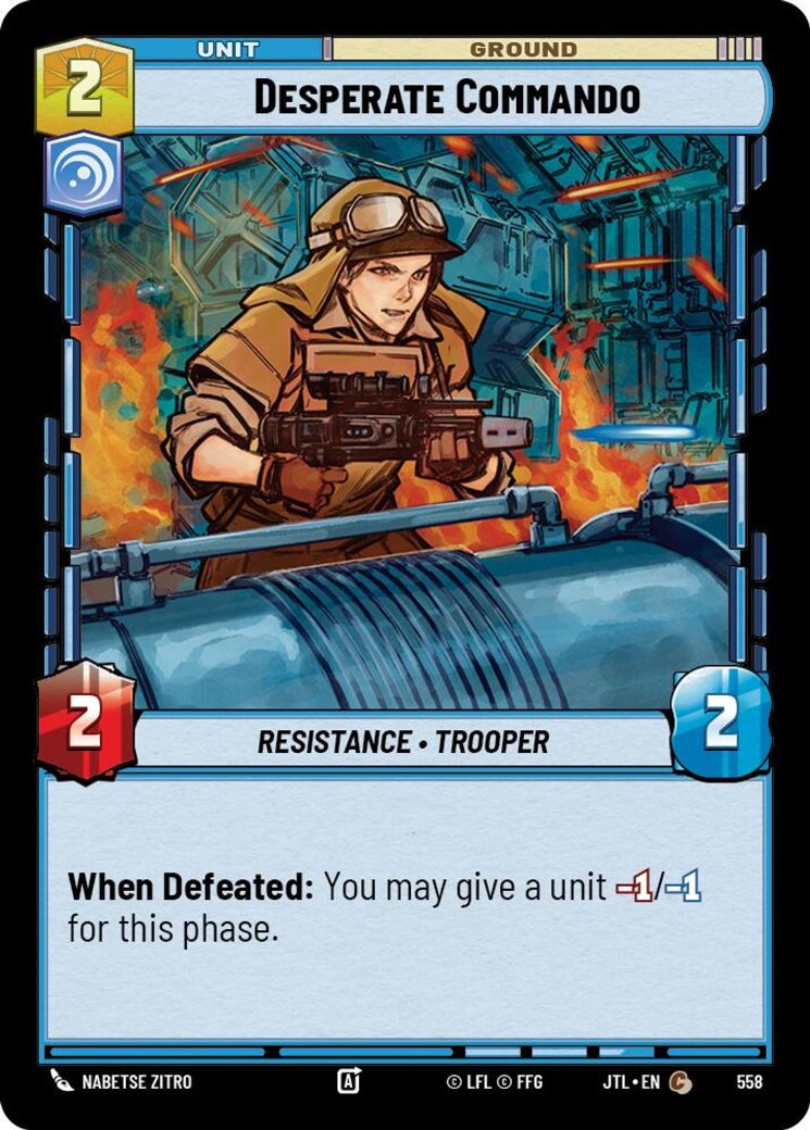 Desperate Commando, Jump to Lightspeed · 558