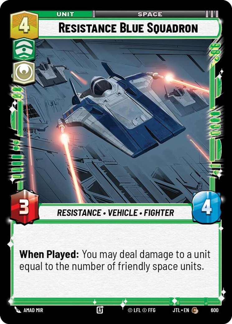 Resistance Blue Squadron, Jump to Lightspeed · 600