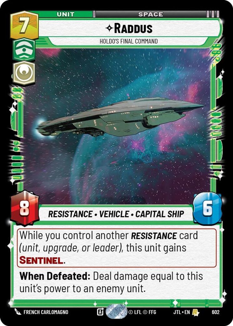 Raddus - Holdo's Final Command, Jump to Lightspeed · 602