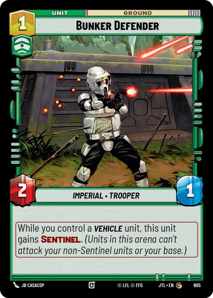 Bunker Defender, Jump to Lightspeed · 605