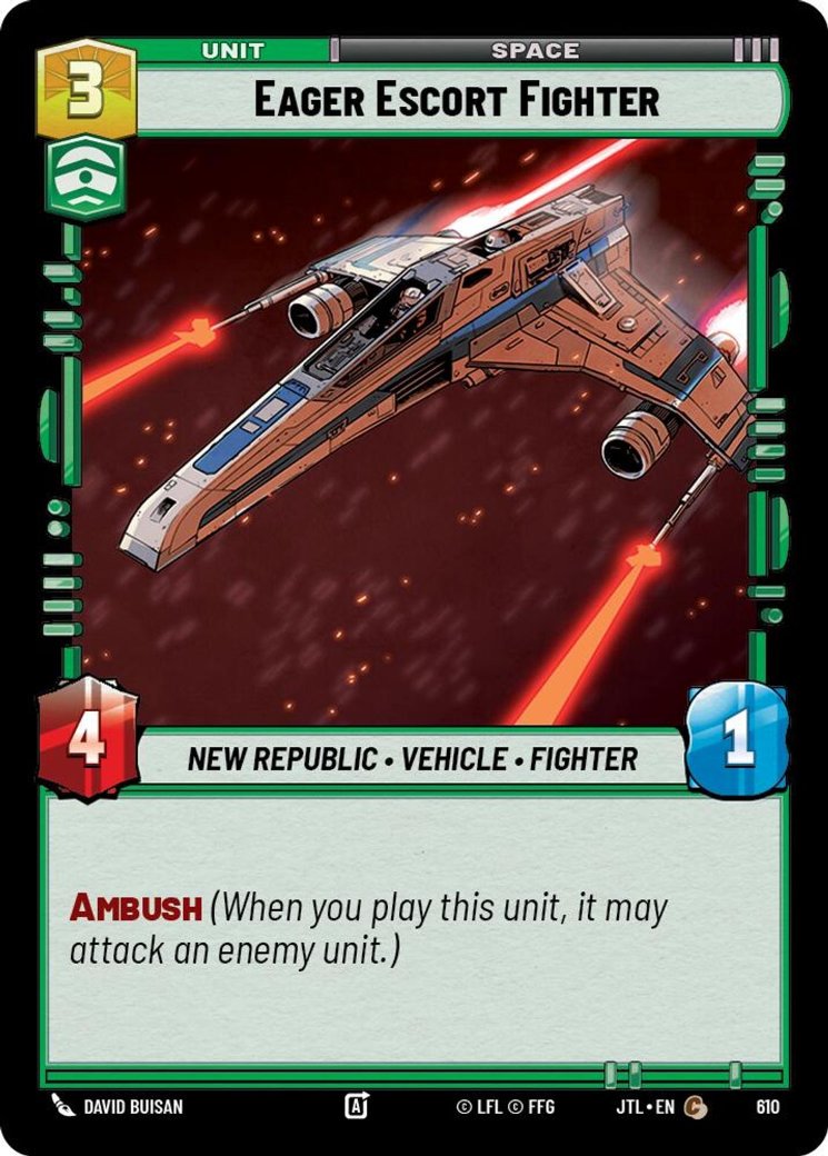 Eager Escort Fighter, Jump to Lightspeed · 610
