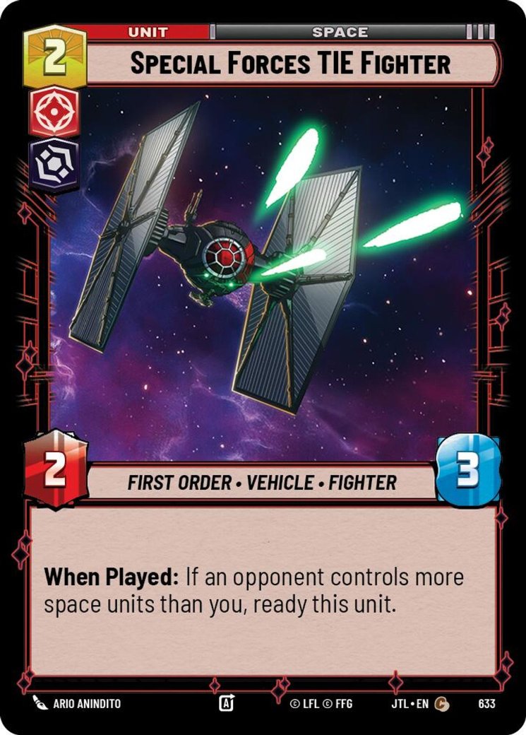 Special Forces TIE Fighter, Jump to Lightspeed · 633