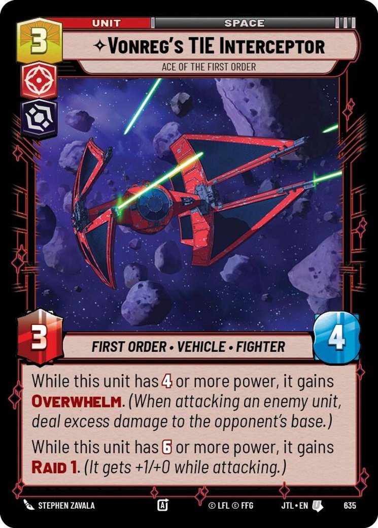 Vonreg's TIE Interceptor - Ace of the First Order, Jump to Lightspeed · 635