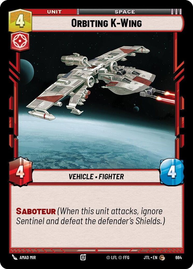 Orbiting K-Wing, Jump to Lightspeed · 664