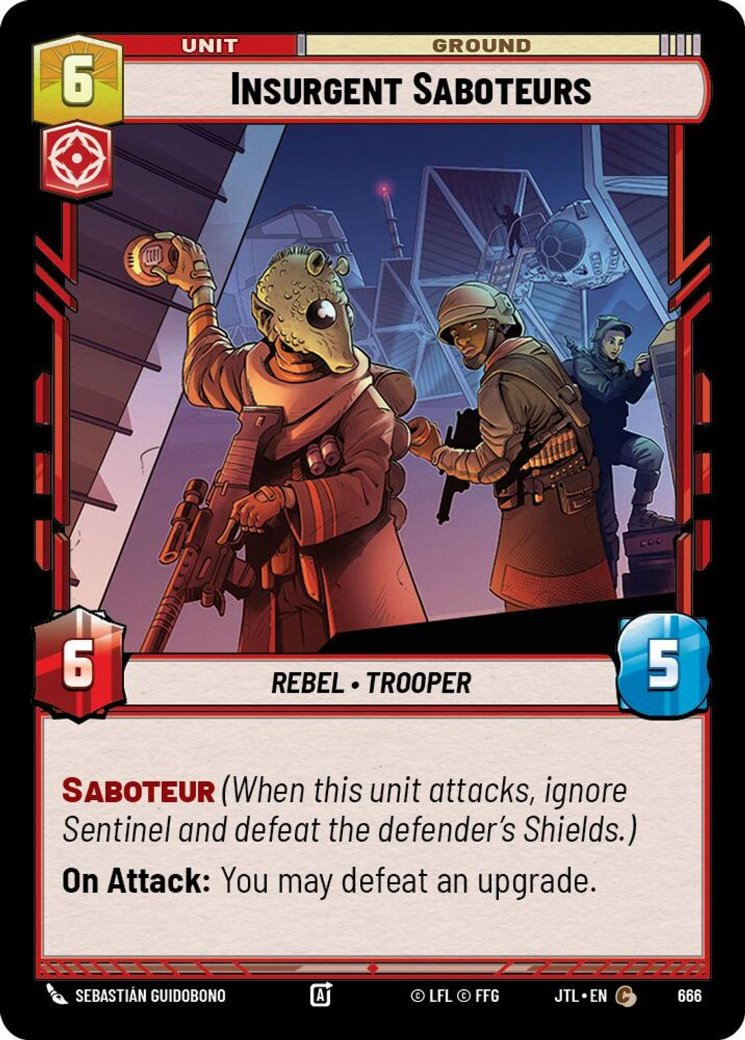 Insurgent Saboteurs, Jump to Lightspeed · 666