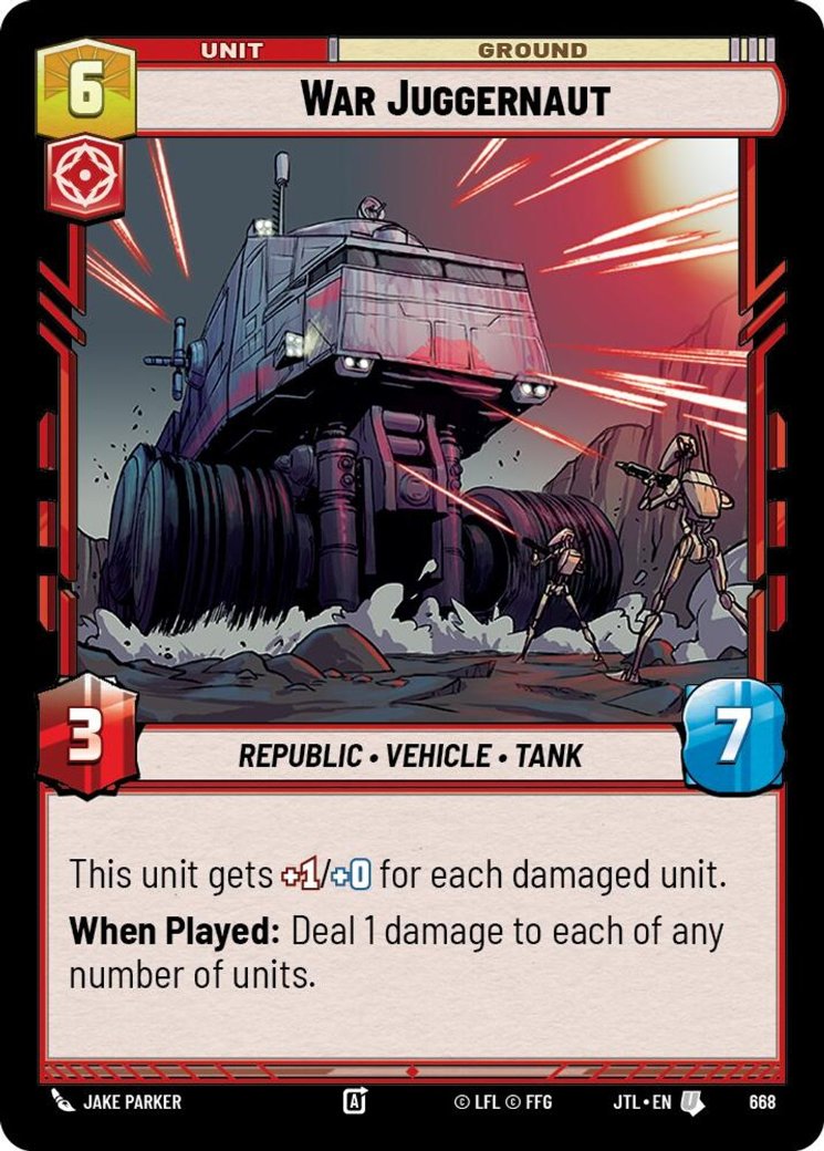 War Juggernaut, Jump to Lightspeed · 668