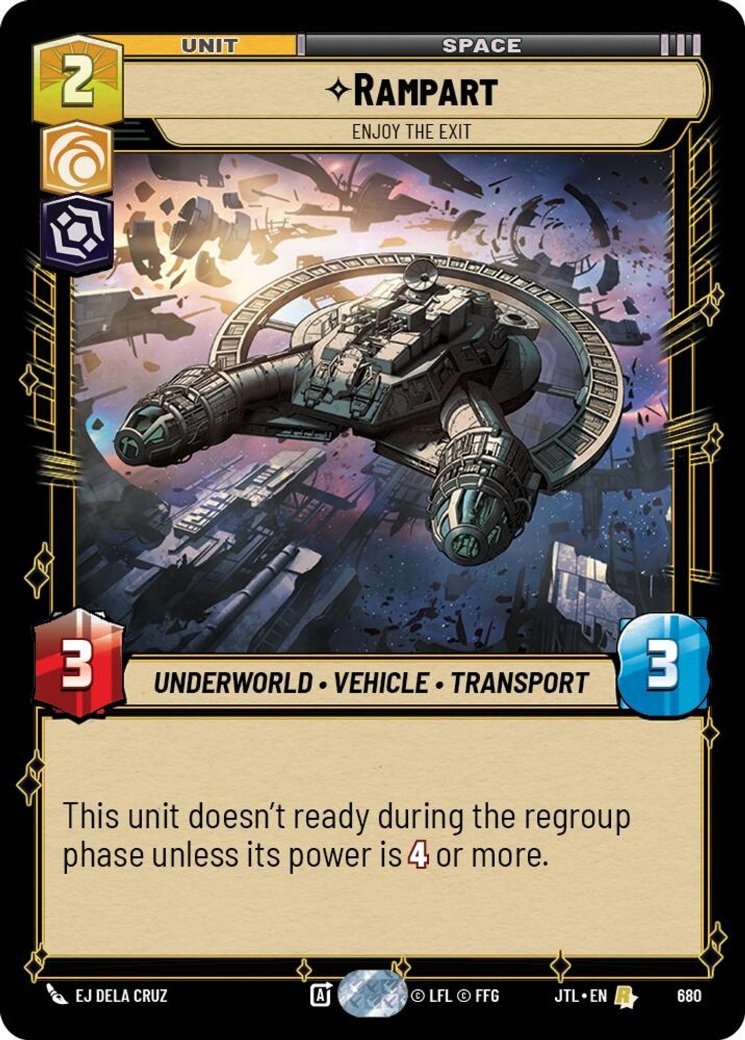 Rampart - Enjoy the Exit, Jump to Lightspeed · 680