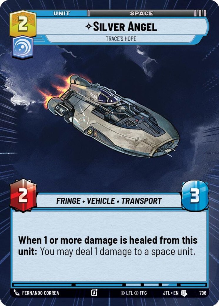 Silver Angel - Trace's Hope, Jump to Lightspeed · 796