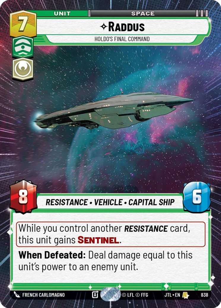 Raddus - Holdo's Final Command, Jump to Lightspeed · 838
