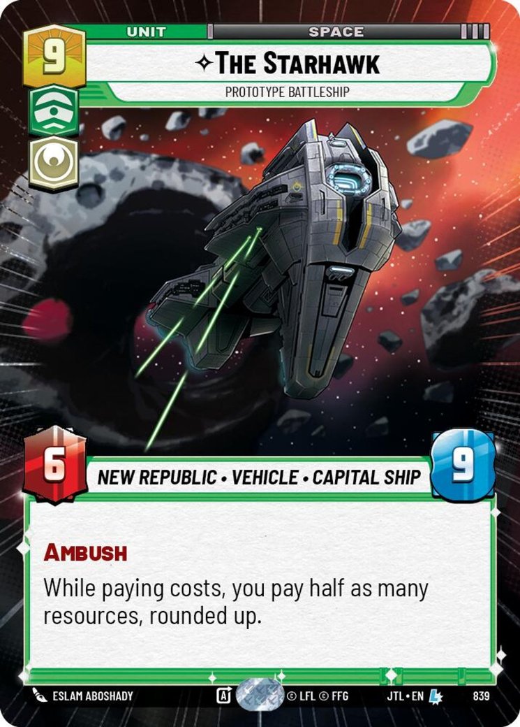 The Starhawk - Prototype Battleship, Jump to Lightspeed · 839