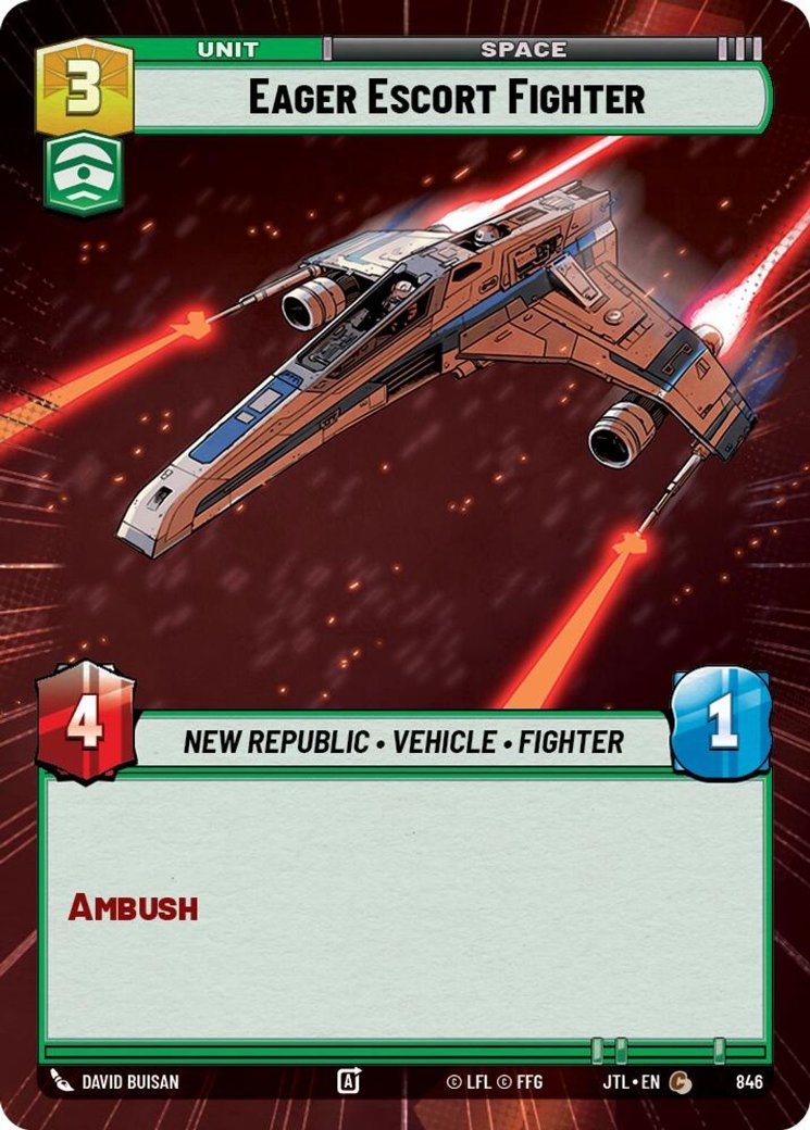Eager Escort Fighter, Jump to Lightspeed · 846