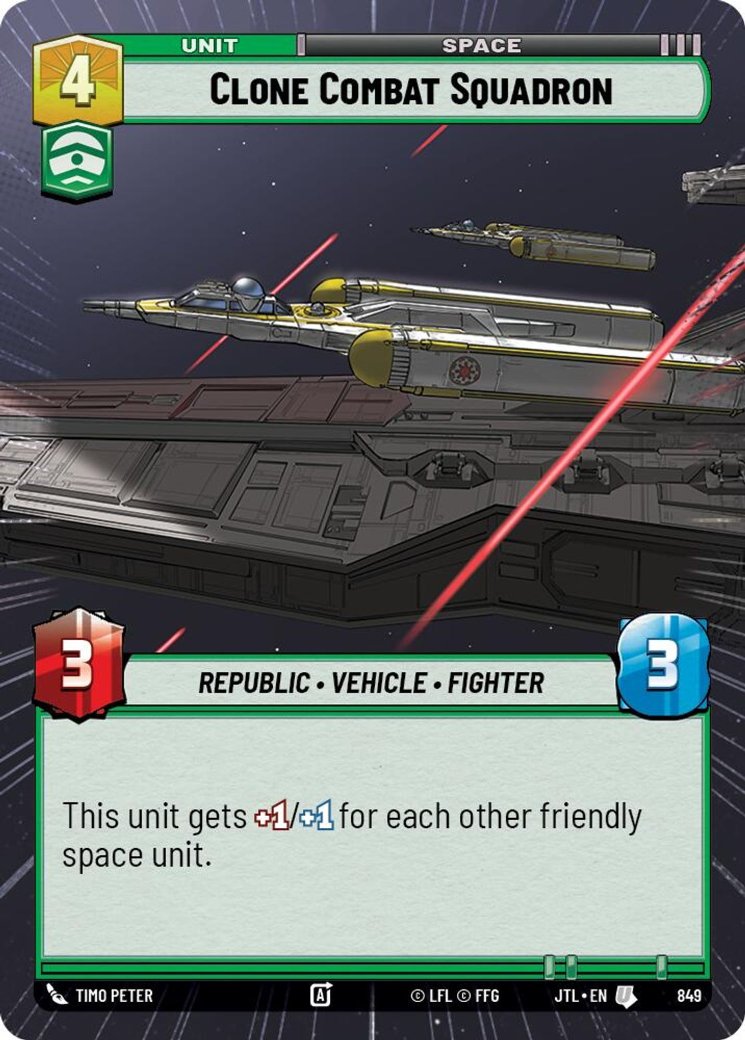 Clone Combat Squadron, Jump to Lightspeed · 849