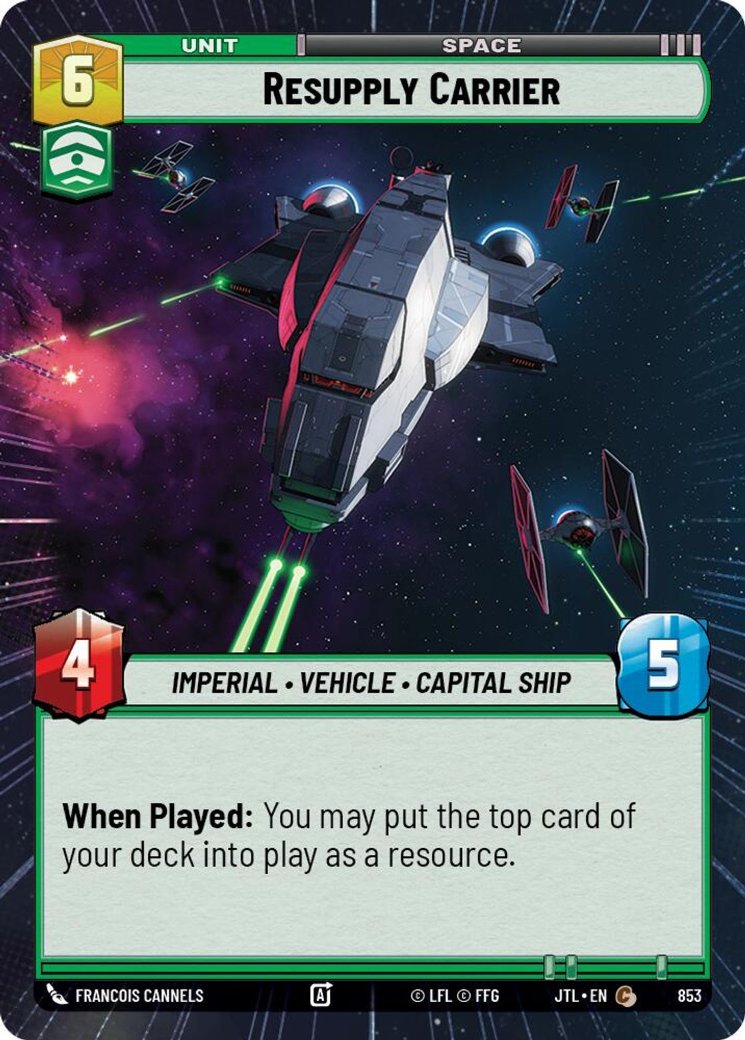 Resupply Carrier, Jump to Lightspeed · 853