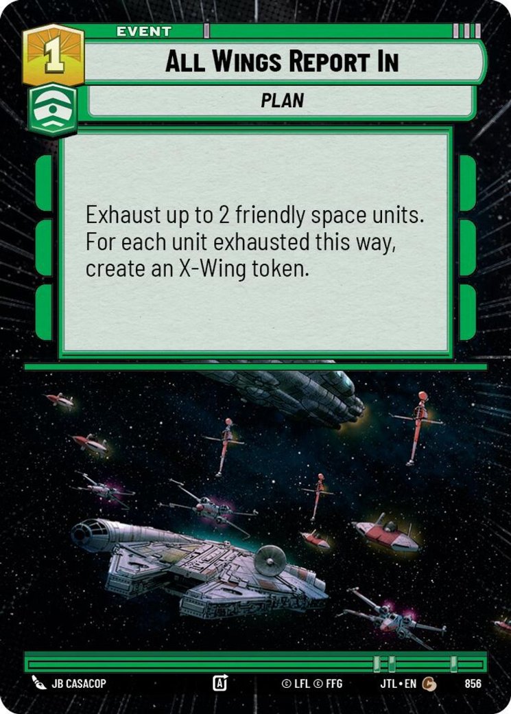 All Wings Report In, Jump to Lightspeed · 856