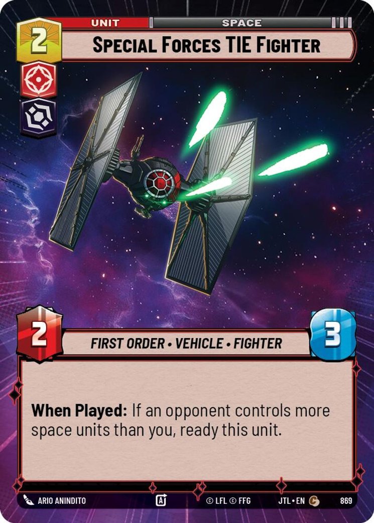 Special Forces TIE Fighter, Jump to Lightspeed · 869