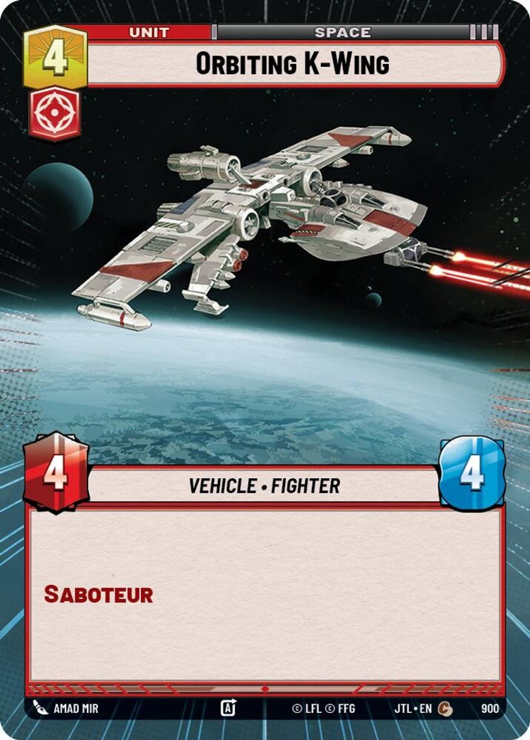 Orbiting K-Wing, Jump to Lightspeed · 900