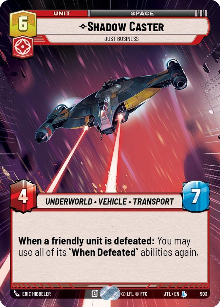 Shadow Caster - Just Business, Jump to Lightspeed · 903
