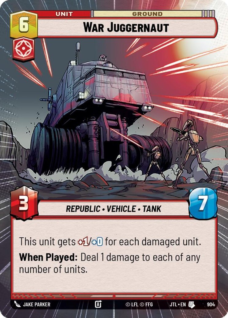 War Juggernaut, Jump to Lightspeed · 904