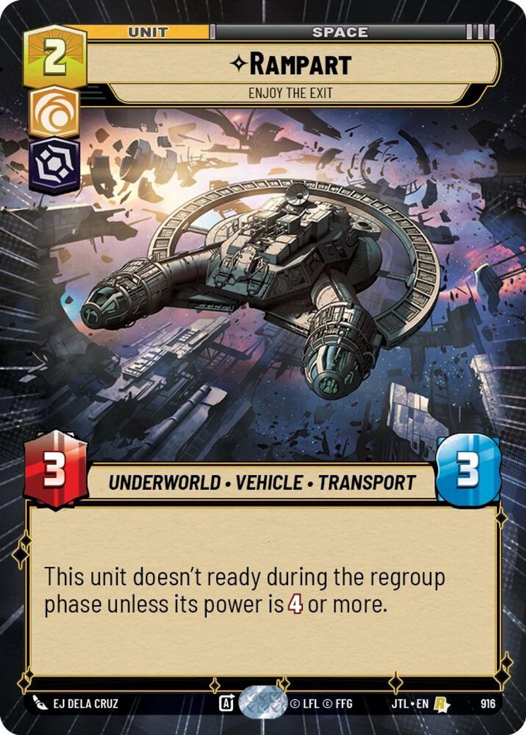 Rampart - Enjoy the Exit, Jump to Lightspeed · 916