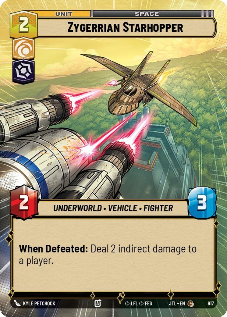 Zygerrian Starhopper, Jump to Lightspeed · 917