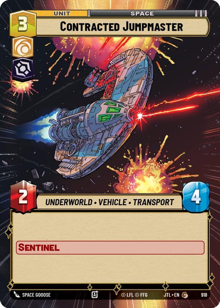 Contracted Jumpmaster, Jump to Lightspeed · 918