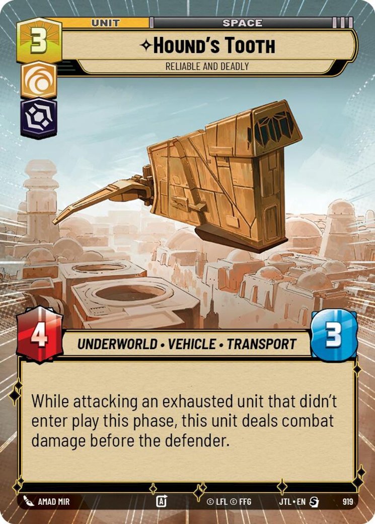 Hound's Tooth - Reliable and Deadly, Jump to Lightspeed · 919