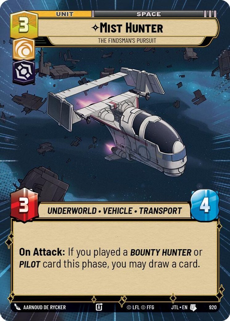 Mist Hunter - The Findsman's Pursuit, Jump to Lightspeed · 920